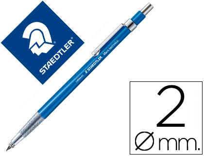 PORTAMINAS STAEDTLER MARS TECHNICO 2 MM CON CLIPS Y AFILAMINAS